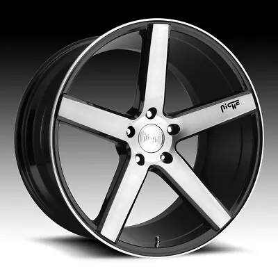 Niche M124 Milan Brushed Black 22x9 5x4.5 38mm (M124229065+38) • $518