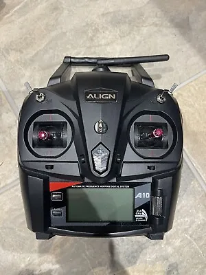 Align A10 Transmitter 2.4Ghz AFHDS 10 Channel RC Helicopter • £85