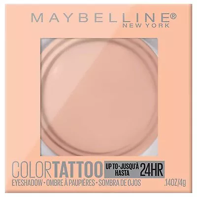 Maybelline New York Color Tattoo 24 HR Creme Eyeshadow - Choose Your Shade New • $9.97