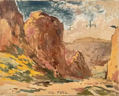 Arizona Southwest Desert Landscape Oil Painting Original Signed 16”x20  • $200