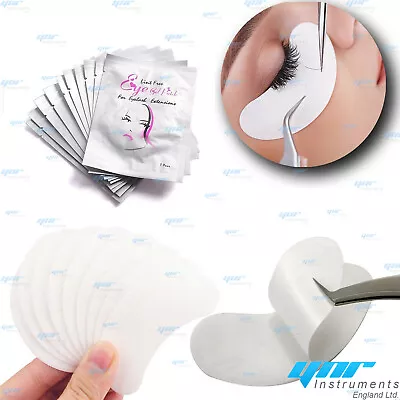 Salon Eyelash Lash Extensions Under Eye Gel Pads Lint Free Patches Make Up UK • £2.49