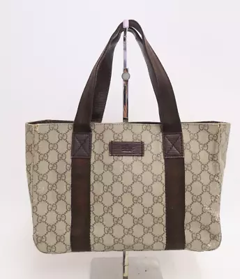 Authentic Gucci  PVC Leather Tote  HandBag #25979 • $49