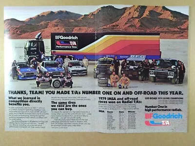 1979 BF Goodrich IMSA & Off-Road Race Cars Vintage Print Ad • $9.99