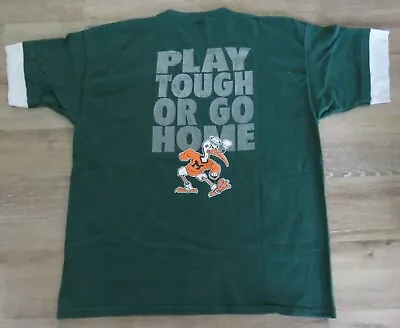 2020 Sport Vintage Miami Hurricanes Shirt Men's Size XL Staff Double Sided • $24.99