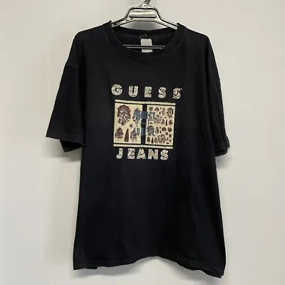 Vintage Guess USA Protect The Forest Shirt Single Stitch Rare Size Large • $59.95