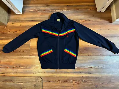 Vintage 1980s Hang Ten Embroidered Bare Feet Logo Full-Zip  M Surf Jacket • $41.29