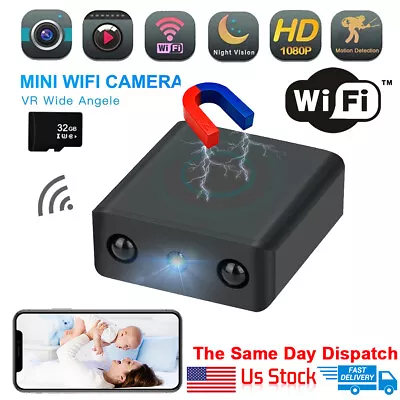 Mini Camera WIFI 1080P HD IP Motion Night Vision Surveillance Security Video Cam • $17.98