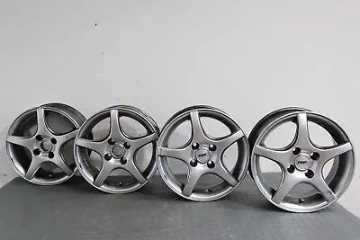 Mazda Miata NB 14x6 TSW Metal 5 Spoke Wheel Set Of 4 W/ Center Caps • $398