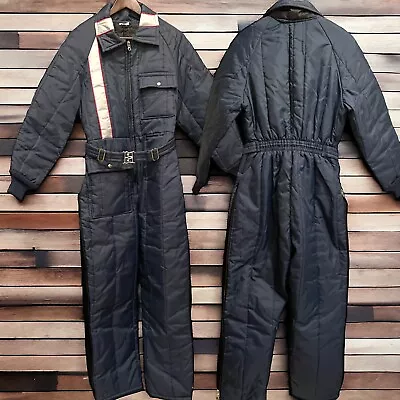 Bass Pro Shop Winter Coveralls Outdoor Insulated Vtg Small Snow Jumpsuit See Pic • $55