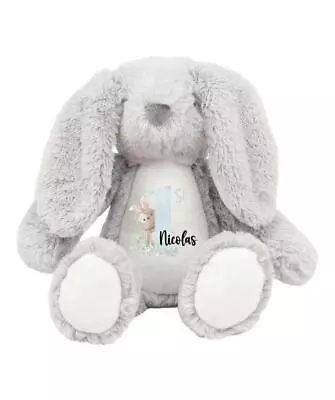 Personalised Teddy Bear New Baby Gift Personalised Plush Soft Toy Your Name • £19.99