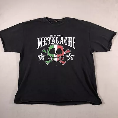 Metalachi Band Shirt Adult Large Black Mariachi Skull Concert Tee Music U4S • $17.46