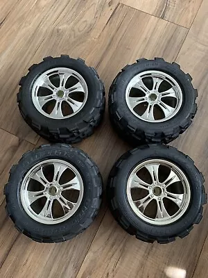 Pro Line Wheels Tires Traxxas HPI Losi Axial RC Monster Jam Tamiya Grave Digger • $140