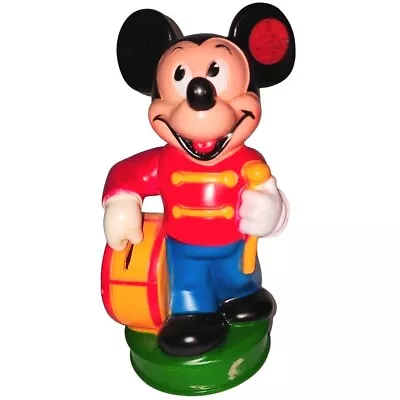 Mickey Mouse Bank Vintage Walt Disney Productions Coin Piggy Figurine Collectibl • $10