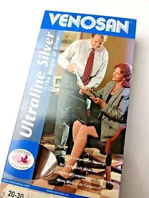 VENOSAN COMPRESSION STOCKINGS 20-30 MmHg Below Knee/Closed Toe - BEIGE XL--NEW • $22.88