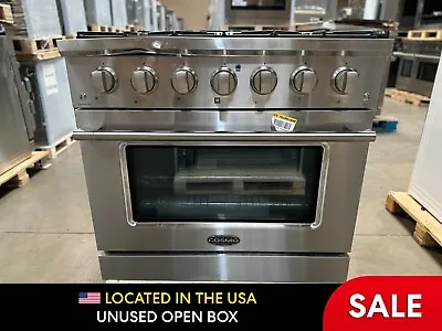 36 In. Gas Range 6 Burners Stainless Steel (OPEN BOX COSMETIC IMPERFECTIONS) • $992.24