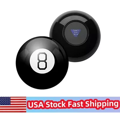 Yassk Magic Eight Ball Mystic 8 Ball Retro Edition Fortune Telling Ball US • $15.84