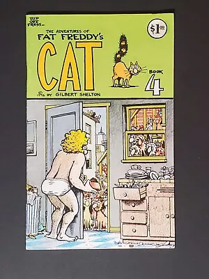 Adventures Of Fat Freddy’s Cat #4 [Rip Off Press] Gilbert Shelton Second Print • £11.26