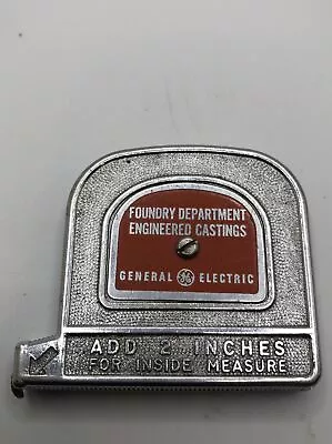 Vintage GE General Electric Foundry Dept. Engineered Castings Tape Measure 6Ft • $12.50