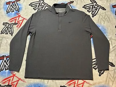 Nike Dri-fit Victory Half-Zip Top Men's XXL Long Sleeve Golf Polo (CN1018-070) • $24.99