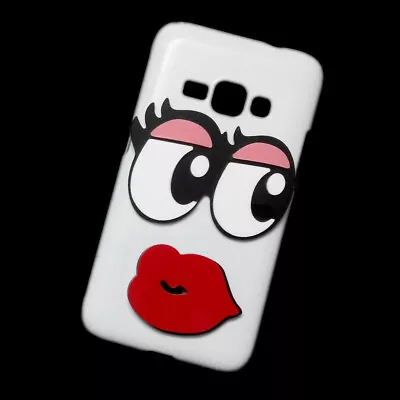 For Samsung Galaxy J1 2016 3D Cute Lips Eye Back Hard Phone Case Cover • $13.95