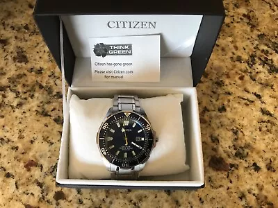 Citizen Men's Promaster Titanium Diver’s  Blue Watch - BN0201-88L • $198