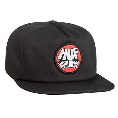 $25.95 • Buy HUF Rhythm Snapback Cap - Black
