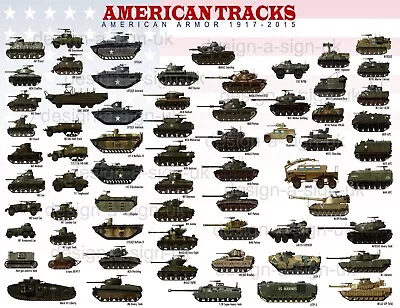 £7.95 • Buy War Tanks 1917- 2015 #1342 Sign 10 X 7.7  Metal Plaque Vintage Memorabilia  Army