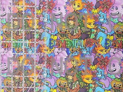 Custom Cotton Woven Fabric Elemental Movie Scenes By The 1/4 Yard 9x56 V2 • $5.49