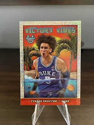 2023-24 Bowman University Best TYRESE PROCTOR Victory Vibes Speckle Duke • $8.99