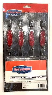 Kuryakyn Red Spider Light Accent Light Starter Kit #4782 Car Motocycle Bicycle  • $45