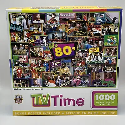 Masterpieces 1000 Piece Jigsaw Puzzle - 80'S Shows - 19.25 X26.75  New Sealed • $19.99
