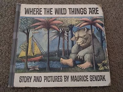 Where The Wild Things Are Hardcover Book Maurice Sendak 1963 25th Anniversary Ed • $18
