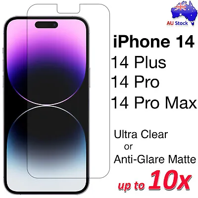 $3.99 • Buy Premium Clear | Anti-Glare Matte Screen Protector Film For IPhone 14 Pro Max 13