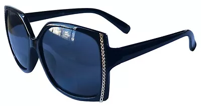 £14.50 • Buy Bifocal Sunreaders Women's Large Square Black Frames Reading Sunglasses MG10