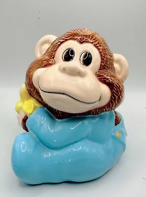 Vintage 1992 Enesco Ceramic Monkey Bank - Debra K. Cosentino • $18