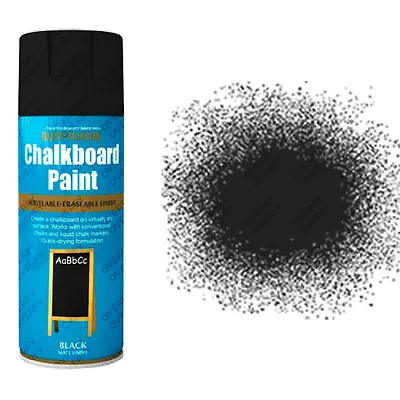 X1 Rust-Oleum Blackboard Chalkboard Aerosol Spray Paint Black Matt Black Board • £9.49