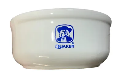 Quaker Oats Oatmeal Bowl White Waechtersbach Spain “It’s The Right Thing To Do” • $10