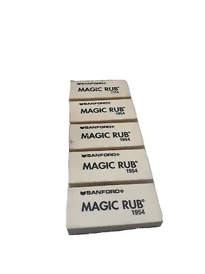 Prismacolor MAGIC RUB Art Eraser Vinyl Smear Resistant 5/Pack (SAN70503) • $17