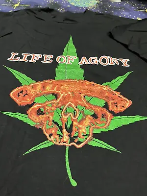 Vintage 1997 Life Of Agony T Shirt Band T Shirt Size S-4XL ZC2368 • $20.89