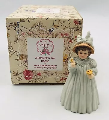 Vintage 1990 Maud Humphrey Bogart A Flower For You H5596 Heirloom Collection  • $12.99