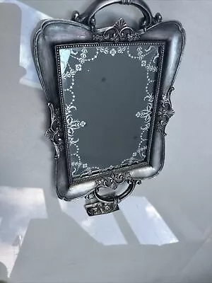 Venetian Mirror Tray Silver / Wedding / Dressing Table / Home Decor • £10