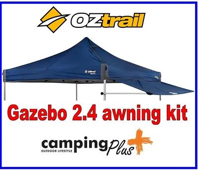 Oztrail Removable Gazebo Awning Kit Blue Suits Deluxe 2.4m Gazebo - Markets • $34.99