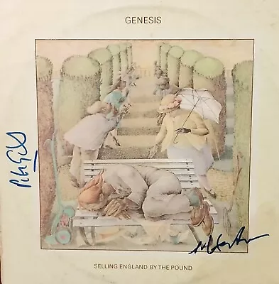£88.02 • Buy Genesis Selling England By The Pound Lp Signed By Peter Gabriel Steve Hackett