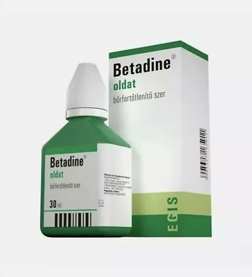 Betadine Povidone Iodine Antiseptic Wound Infection Solution 30ML • £13.99