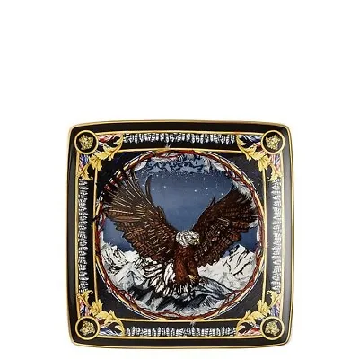 Versace Porcelain 'Le Règne Animal' Sam The Eagle Canape Plate Factory New • $60