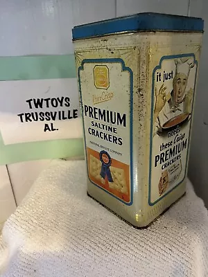 Vintage 1993 Nabisco Premium Saltine Cracker Tin👍 • $5