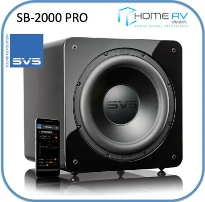 SVS SB-2000 Pro 12  Hifi Cinema Sub Subwoofer 550 Watts - Black Gloss • £1149