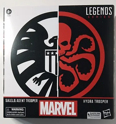 NEW - Marvel Legends 6  SHIELD Agent Hydra Trooper 2-Pack -In Hand MIB US Seller • $69.95