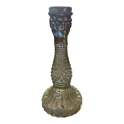 Pottery Barn Mercury Glass Style Pedestal Hobnail Candlestick Holder Fading READ • $24.99