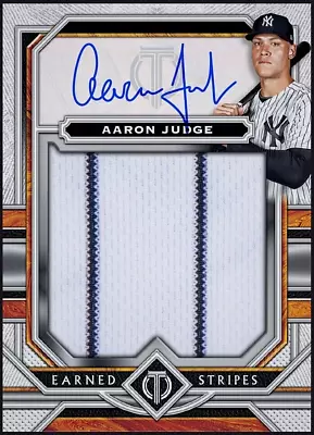 2023 Topps Tribute Earned Stripes Signature Relic - AARON JUDGE MLB Digital Card • $14